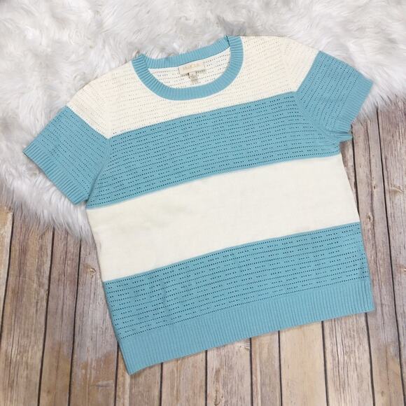 🆕 ModCloth Day Brightened Sweater‎ in Sky Large - Picture 2 of 6